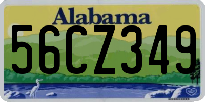 AL license plate 56CZ349