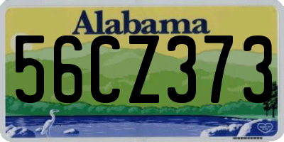 AL license plate 56CZ373