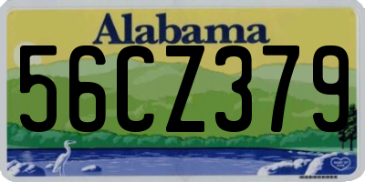 AL license plate 56CZ379