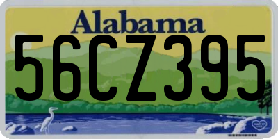 AL license plate 56CZ395