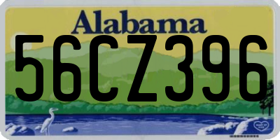 AL license plate 56CZ396