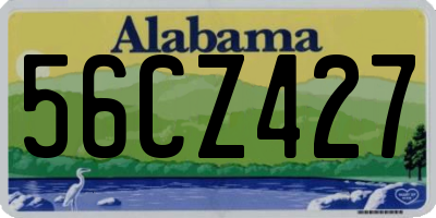 AL license plate 56CZ427