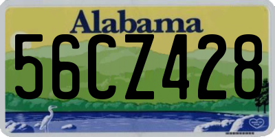 AL license plate 56CZ428