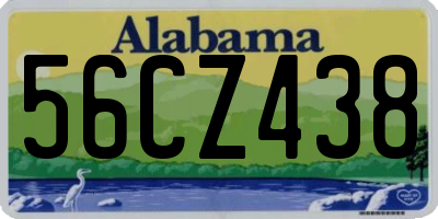 AL license plate 56CZ438