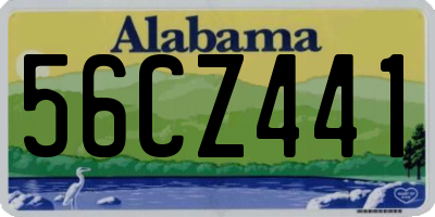 AL license plate 56CZ441