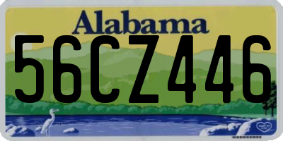AL license plate 56CZ446