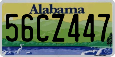 AL license plate 56CZ447
