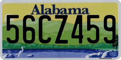 AL license plate 56CZ459