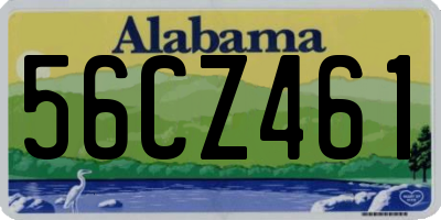 AL license plate 56CZ461