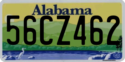 AL license plate 56CZ462