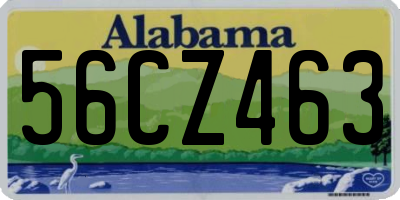 AL license plate 56CZ463