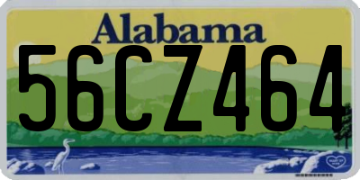 AL license plate 56CZ464