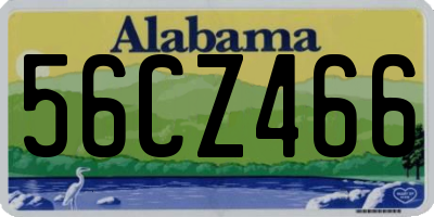 AL license plate 56CZ466