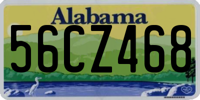 AL license plate 56CZ468