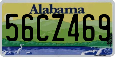 AL license plate 56CZ469