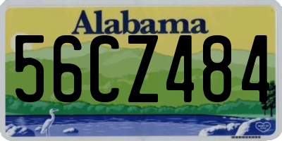 AL license plate 56CZ484