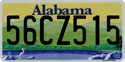 AL license plate 56CZ515