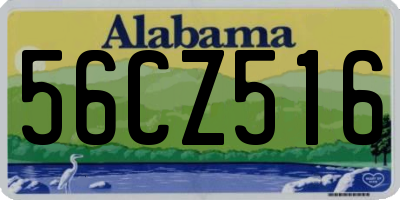 AL license plate 56CZ516