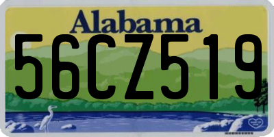 AL license plate 56CZ519