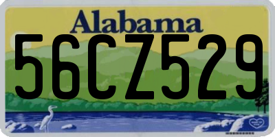 AL license plate 56CZ529