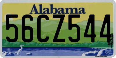 AL license plate 56CZ544