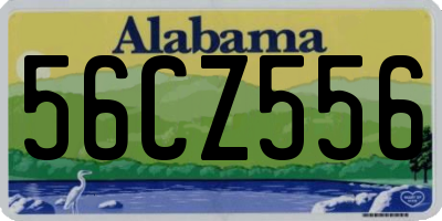 AL license plate 56CZ556