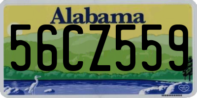 AL license plate 56CZ559