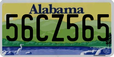 AL license plate 56CZ565
