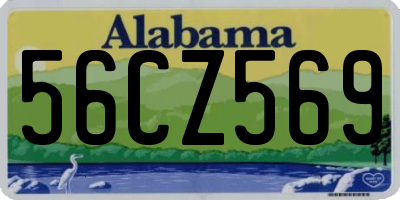AL license plate 56CZ569