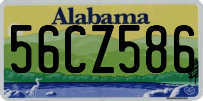 AL license plate 56CZ586