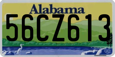 AL license plate 56CZ613