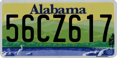 AL license plate 56CZ617