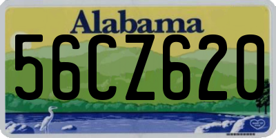 AL license plate 56CZ620