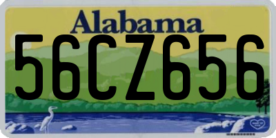 AL license plate 56CZ656