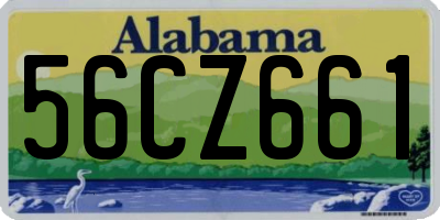 AL license plate 56CZ661