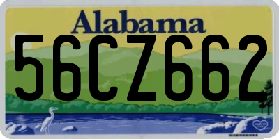 AL license plate 56CZ662