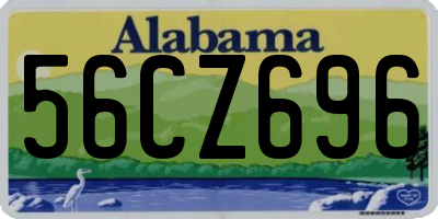 AL license plate 56CZ696