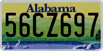 AL license plate 56CZ697