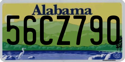 AL license plate 56CZ790
