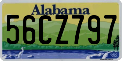 AL license plate 56CZ797