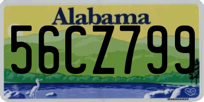 AL license plate 56CZ799