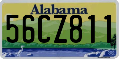AL license plate 56CZ811