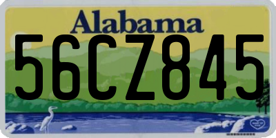 AL license plate 56CZ845