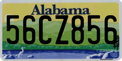 AL license plate 56CZ856