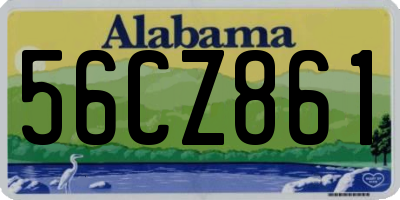 AL license plate 56CZ861