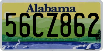 AL license plate 56CZ862