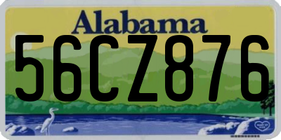 AL license plate 56CZ876