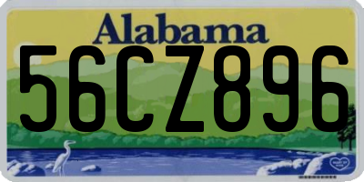 AL license plate 56CZ896