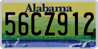 AL license plate 56CZ912