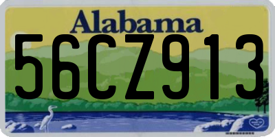AL license plate 56CZ913